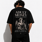 Adult Money Wasted Oversized Tee