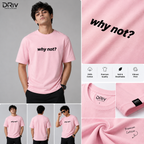 Why Not Pink Oversized Tee