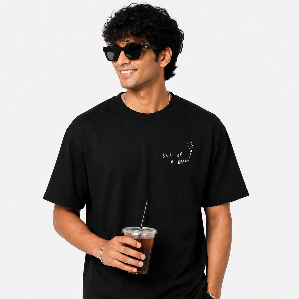 Sun of a beach Minimal Oversized Tee