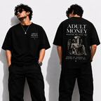 Adult Money Wasted Oversized Tee