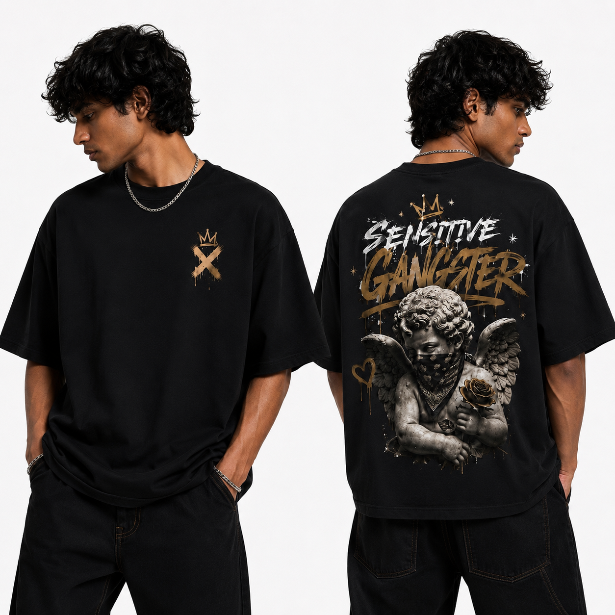 Sensitive Gangster Oversized Tee