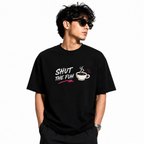 Shut The Fuhh Cup Oversized Tee