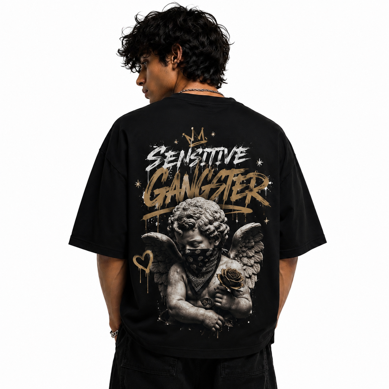 Sensitive Gangster Oversized Tee