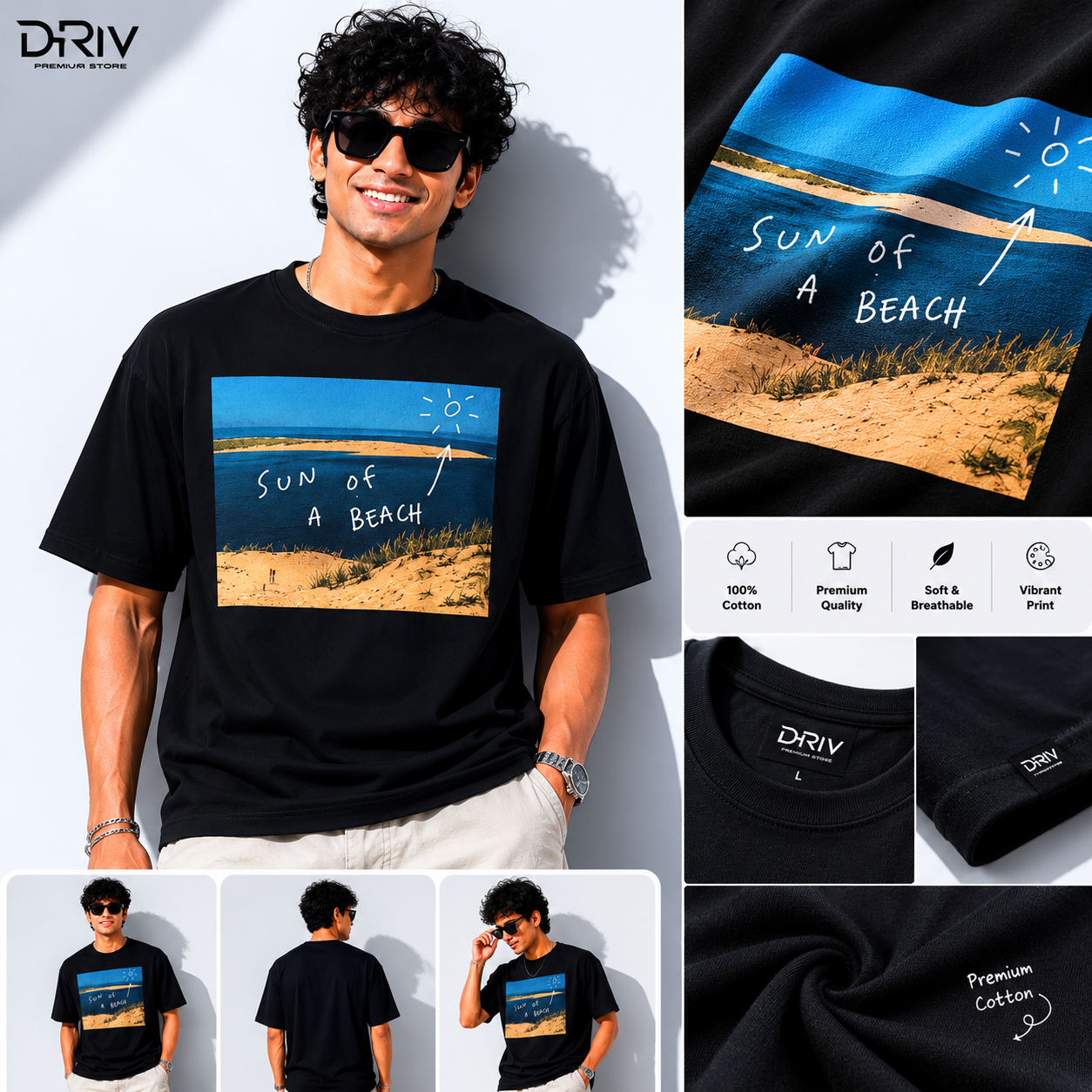 Sun of a beach - Oversized Tee
