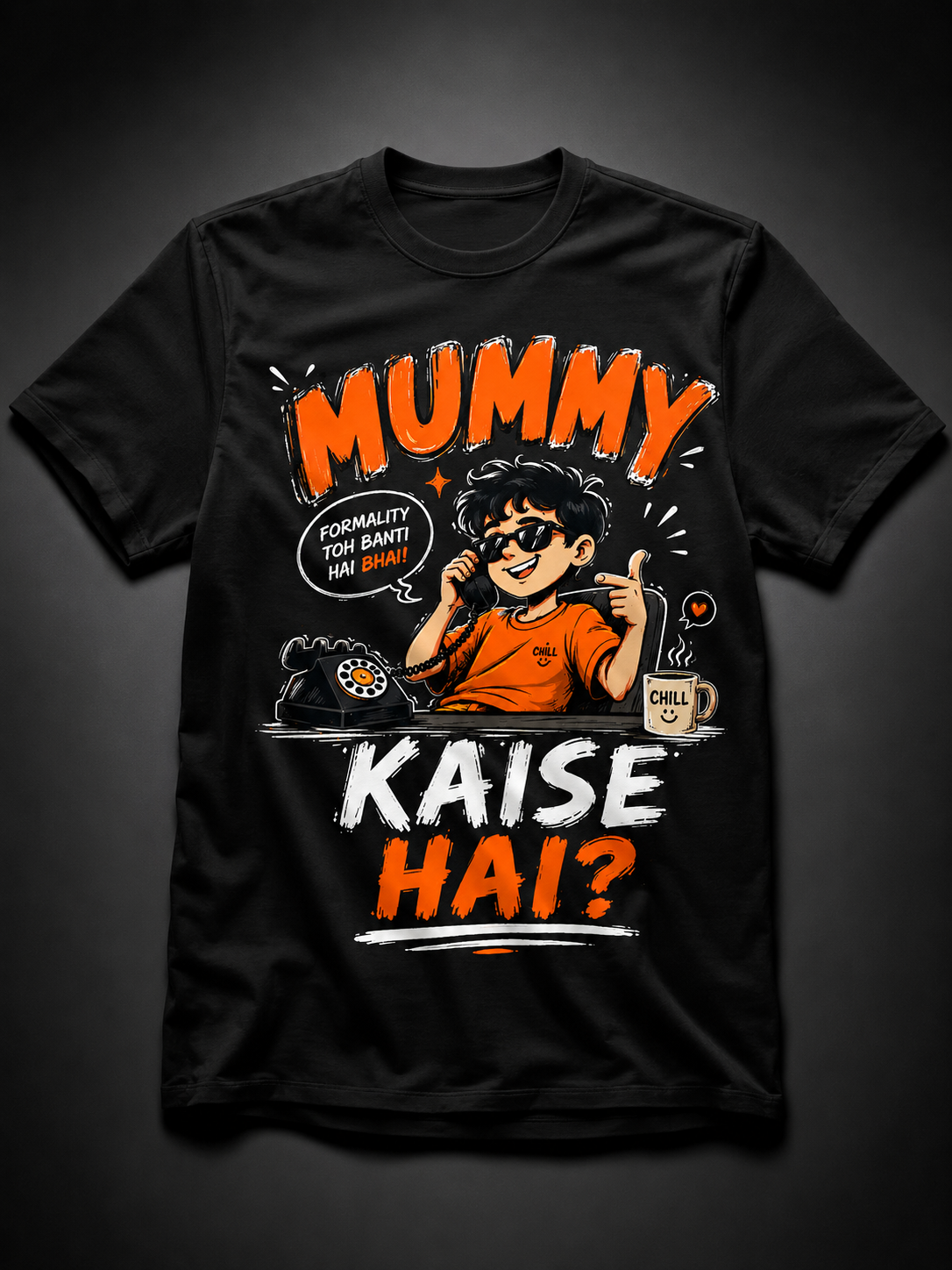 Mummy Kaise Hai T-Shirt | Premium Gen Z Streetwear Tee