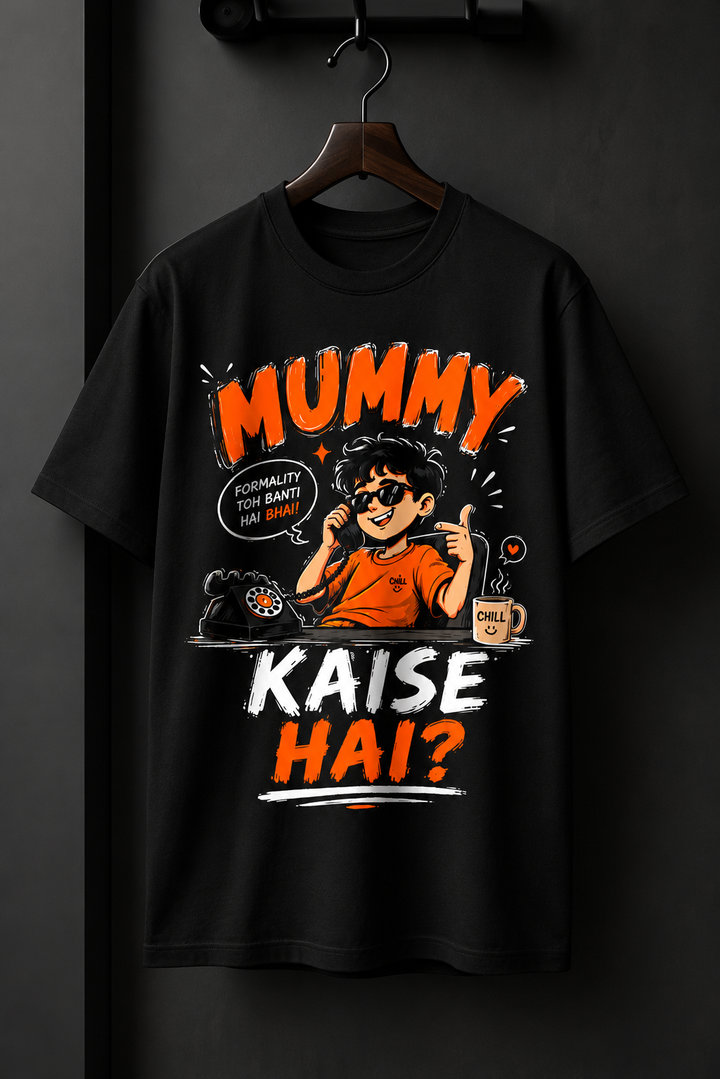 Mummy Kaise Hai T-Shirt | Premium Gen Z Streetwear Tee