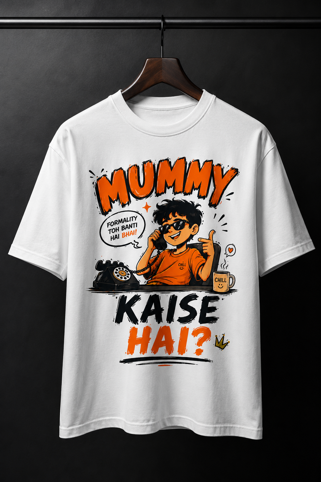 Mummy Kaise Hai T-Shirt | Premium Gen Z Streetwear Tee