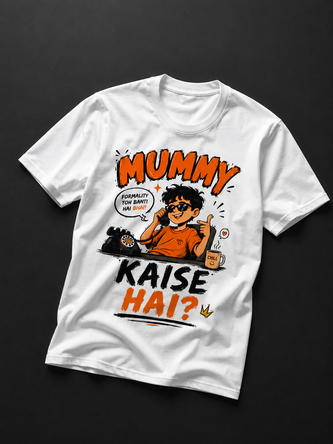 Mummy Kaise Hai T-Shirt | Premium Gen Z Streetwear Tee