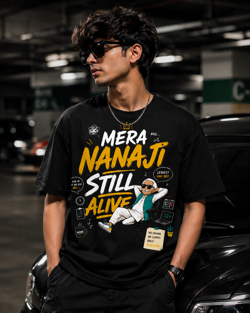 Mera Nanaji Still Alive T-Shirt | Premium Gen Z Streetwear Tee