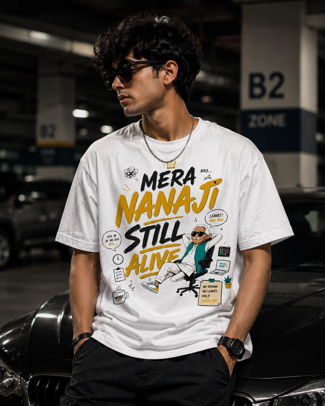 Mera Nanaji Still Alive T-Shirt | Premium Gen Z Streetwear Tee