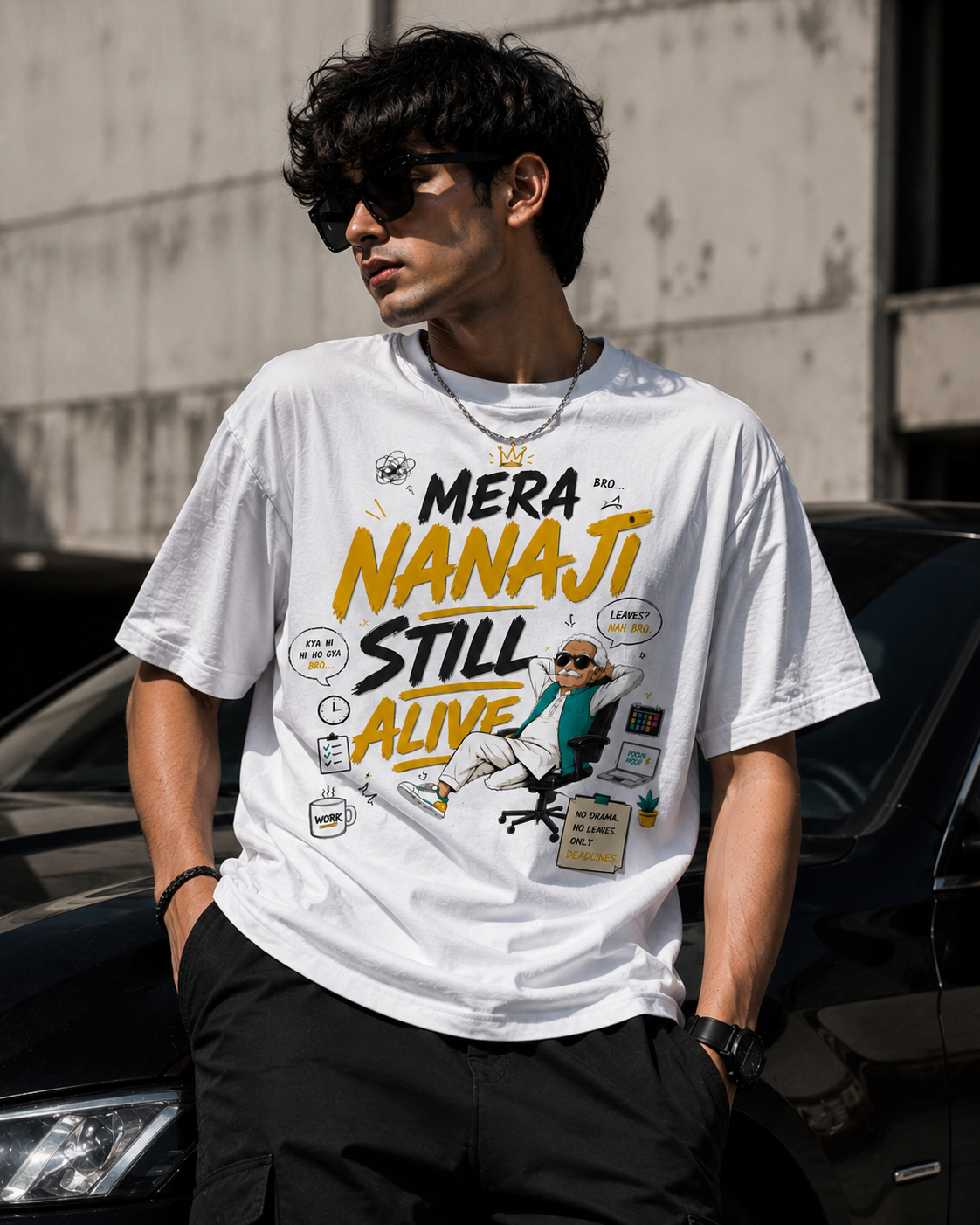 Mera Nanaji Still Alive T-Shirt | Premium Gen Z Streetwear Tee