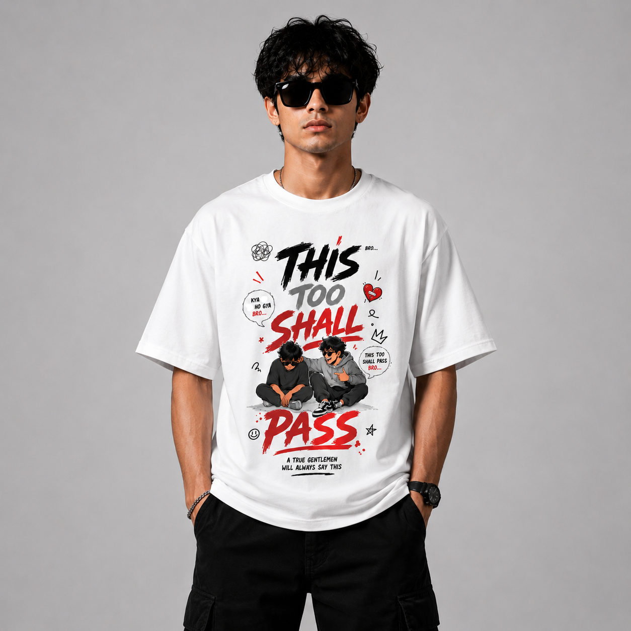 This Too Shall Pass T-Shirt Oversized Tee
