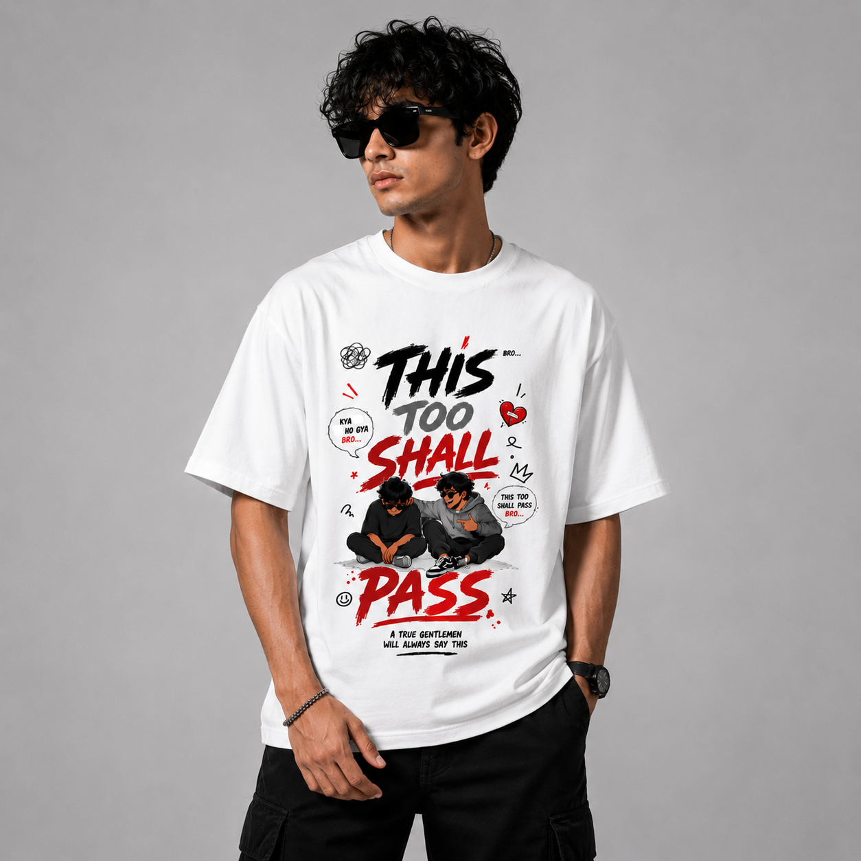 This Too Shall Pass T-Shirt Oversized Tee