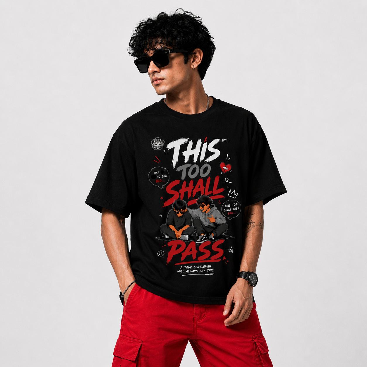 This Too Shall Pass T-Shirt Oversized Tee