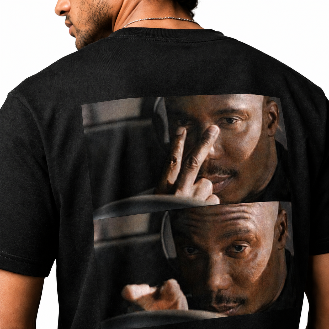 The suspicious guy - Party wear - Oversized Tee